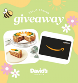 Davids Cookies Hello Spring Giveaway prize ilustration