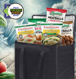 Rosina Frozen Food Month Sweepstakes prize ilustration